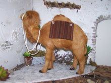 Lade das Bild in den Galerie-Viewer, Kamel, stehend, mit Satteltaschen - Biblische Erzählfiguren