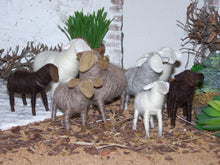 Lade das Bild in den Galerie-Viewer, Schafe, aus reiner Wolle, handgefilzt - Biblische Erzählfiguren