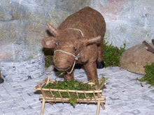 Lade das Bild in den Galerie-Viewer, Ochse, gefilzt - Biblische Erzählfiguren