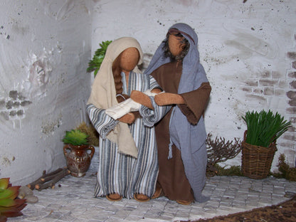 Krippenset Weihnachten - Biblische Erzählfiguren