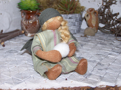 Kleines Mädchen, blond-oder braunhaarig - Biblische Erzählfiguren