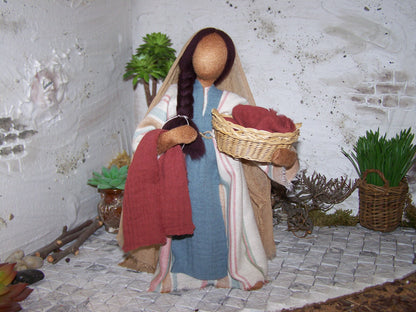 Maria mit dem Wäschekorb - Biblische Erzählfiguren