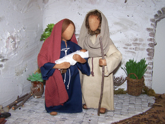 Krippenset Heilige Familie 2- Biblische Erzählfiguren