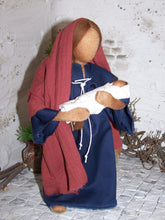Lade das Bild in den Galerie-Viewer, Krippenset Heilige Familie 6- Biblische Erzählfiguren
