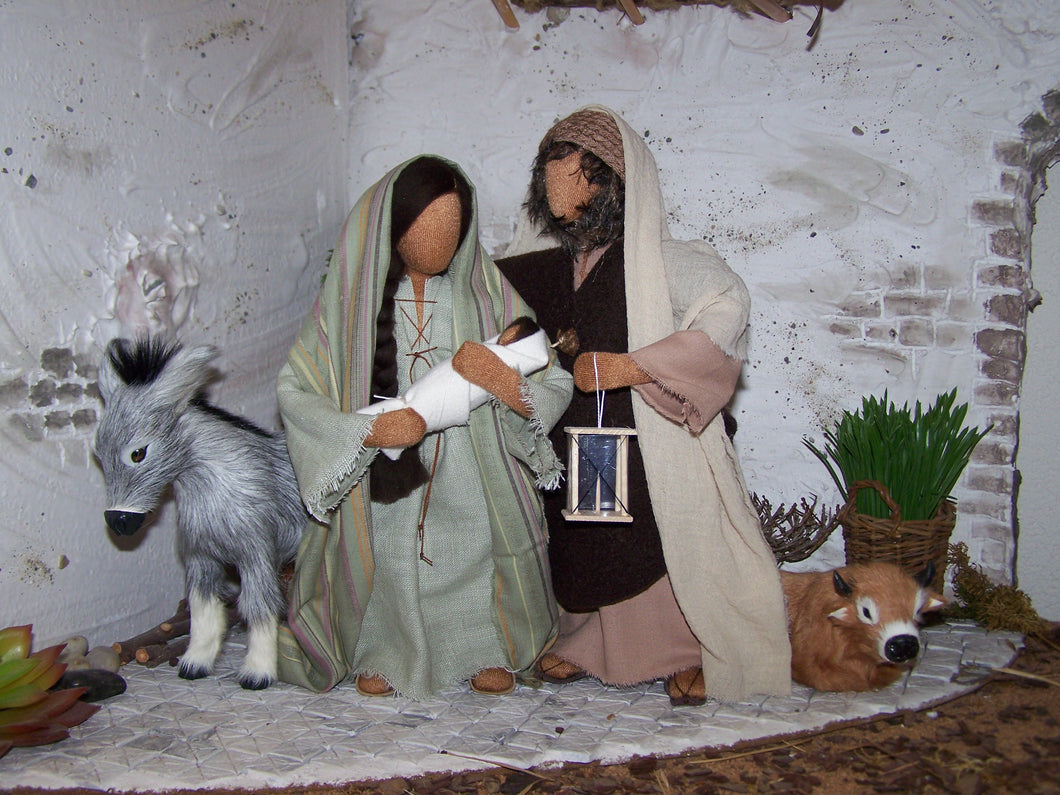 Krippenset Weihnachten 4- Biblische Erzählfiguren