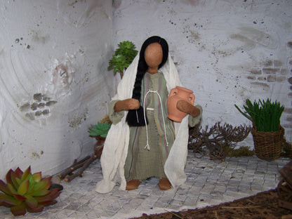 Junge Frau am Brunnen- Biblische Erzählfiguren