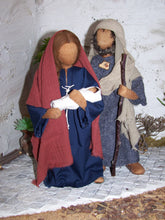 Lade das Bild in den Galerie-Viewer, Krippenset Heilige Familie 6- Biblische Erzählfiguren
