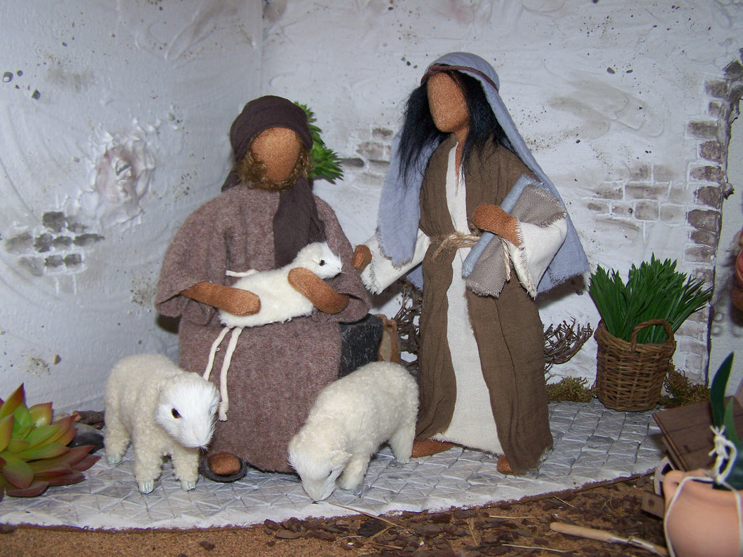 Krippenset Hirten 2 - Biblische Erzählfiguren