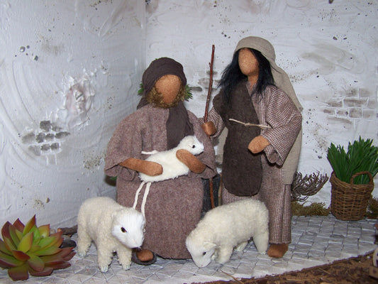 Krippenset Hirten 4 - Biblische Erzählfiguren
