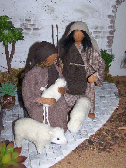 Krippenset Hirten 4 - Biblische Erzählfiguren