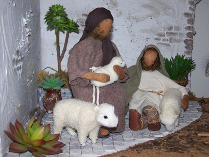 Krippenset Hirten 5- Biblische Erzählfiguren