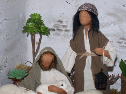 Krippenset Hirten 6- Biblische Erzählfiguren