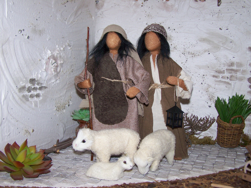 Krippenset Hirten 7- Biblische Erzählfiguren