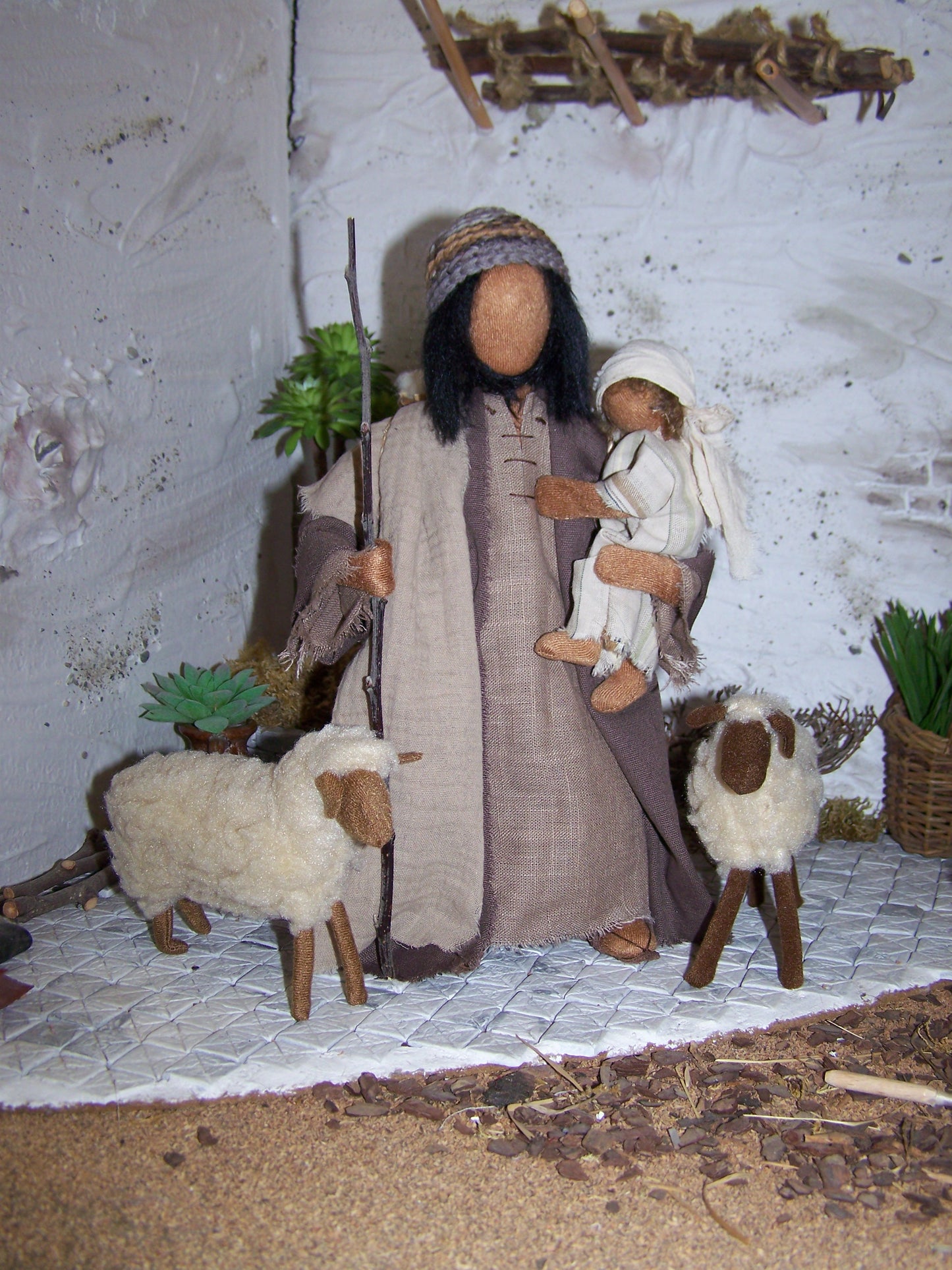 Der Hirte mit seinem Sohn- Biblische Erzählfiguren