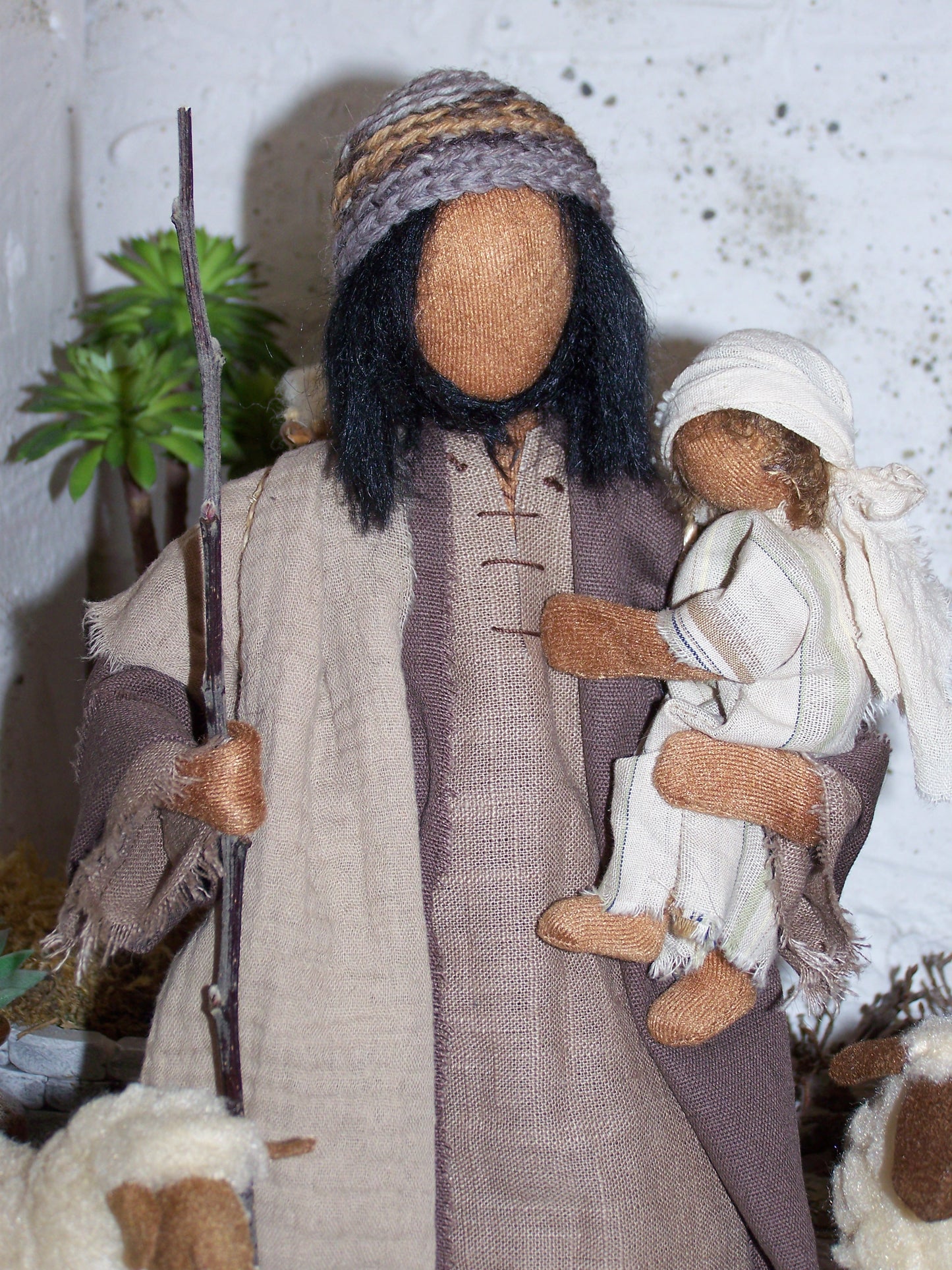 Der Hirte mit seinem Sohn- Biblische Erzählfiguren