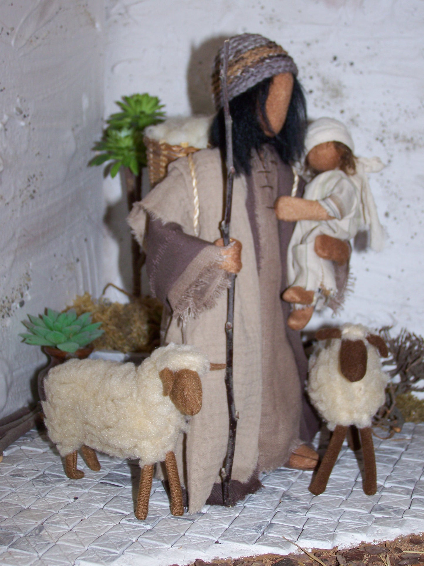 Der Hirte mit seinem Sohn- Biblische Erzählfiguren
