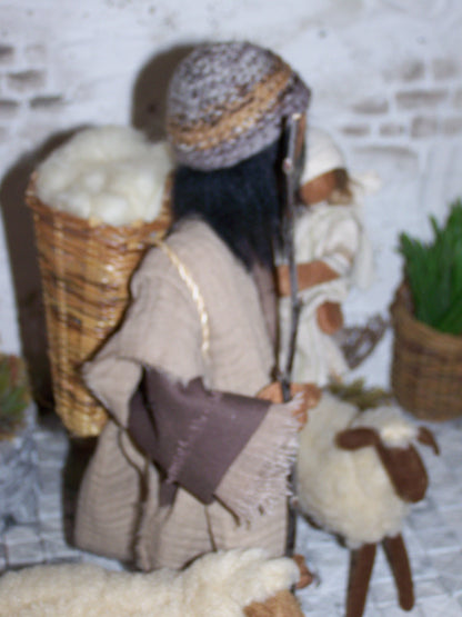 Der Hirte mit seinem Sohn- Biblische Erzählfiguren
