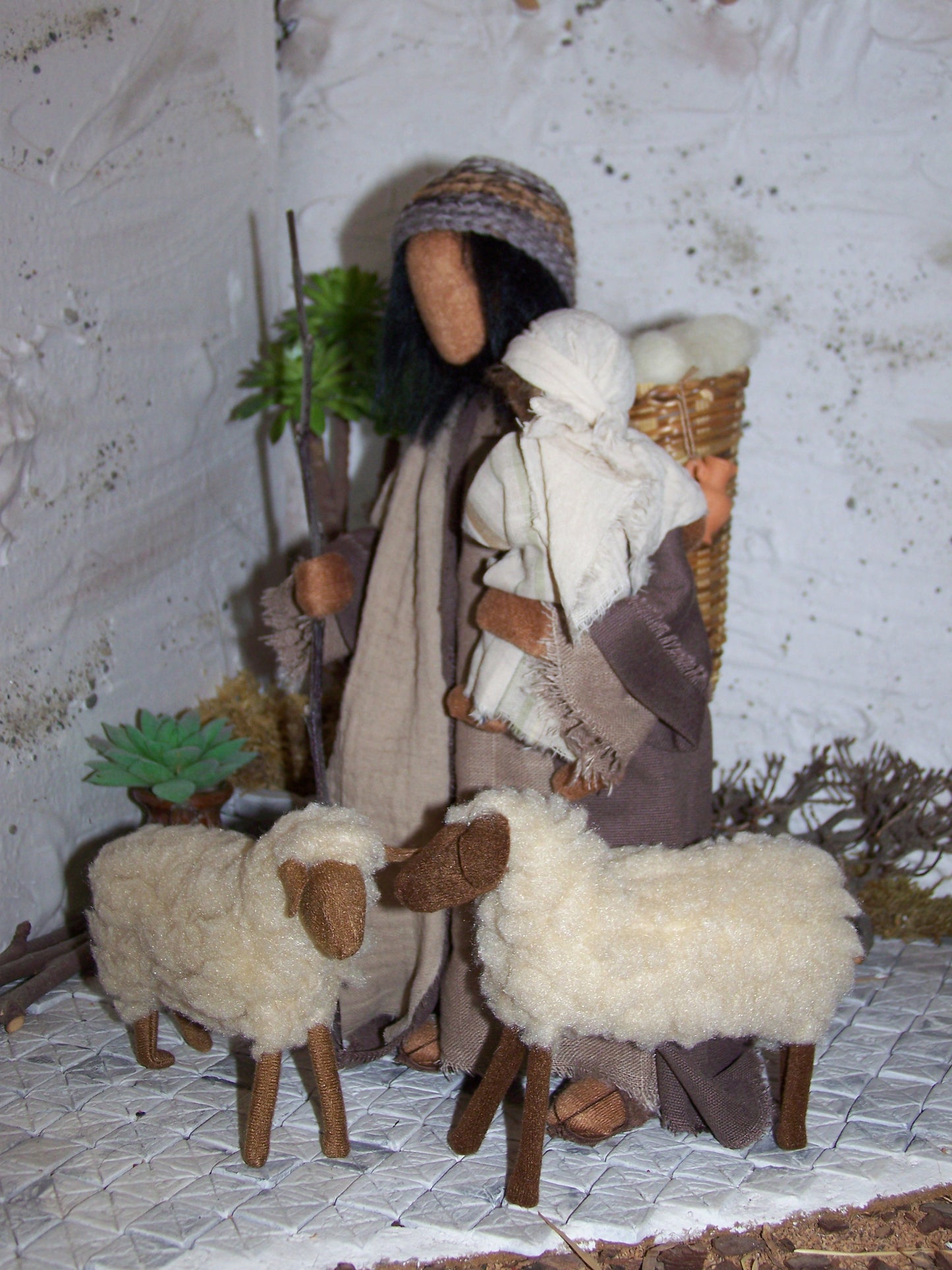 Der Hirte mit seinem Sohn- Biblische Erzählfiguren