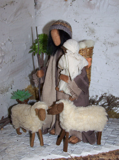 Der Hirte mit seinem Sohn- Biblische Erzählfiguren