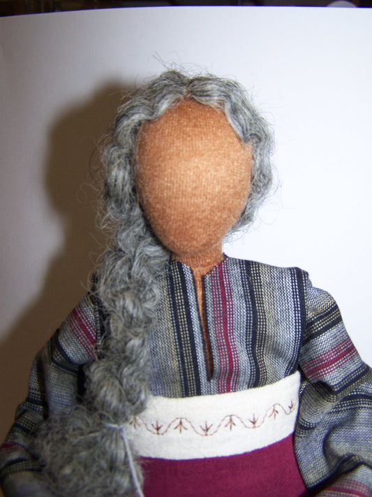 Kreativ-Set  "Perücke", Langhaar gelockt, Synthetik