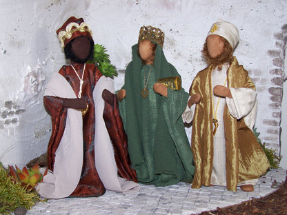 Krippenset Heilige Drei Könige 6- Biblische Erzählfiguren