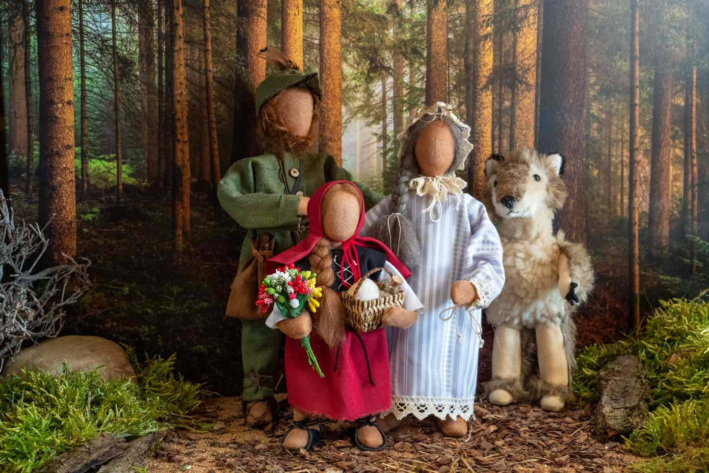 "Rotkäppchen und der Wolf" - Märchenfiguren/ Erzählfiguren