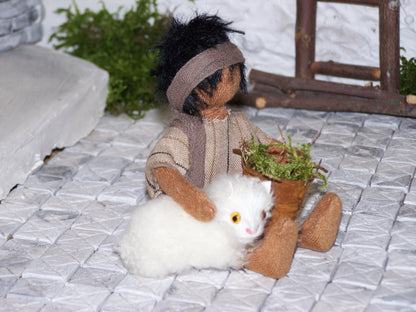 Junge mit Lamm - Biblische Erzählfiguren