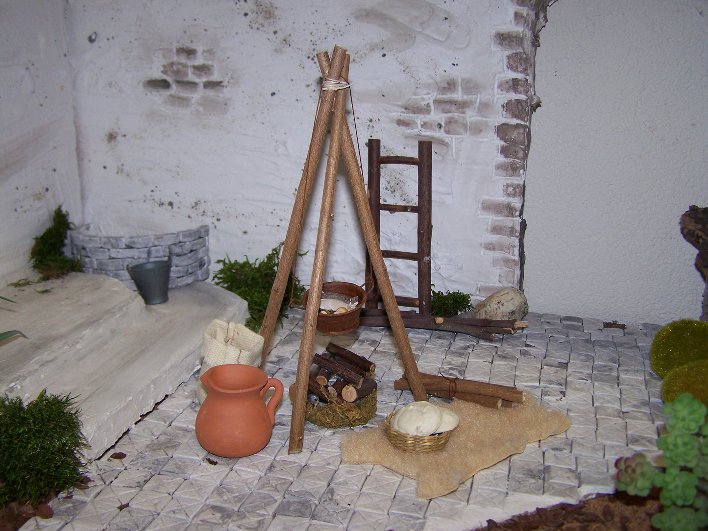 Zubehörset "Die Feuerstelle" - Biblische Erzählfiguren