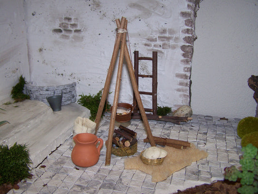 Zubehörset "Die Feuerstelle" - Biblische Erzählfiguren