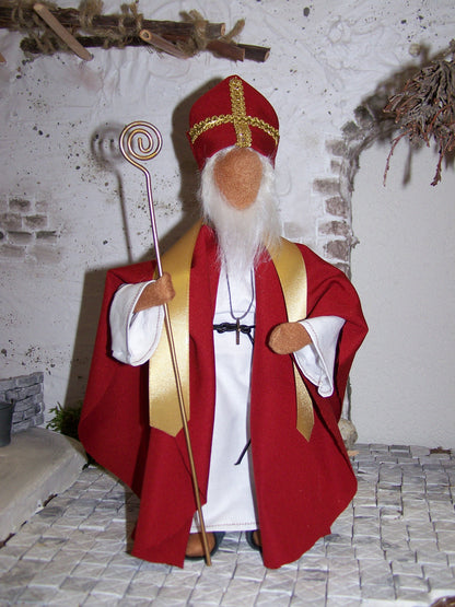 Nikolaus, auch mit Wechselkleidung "Priester"- Biblische Erzählfiguren