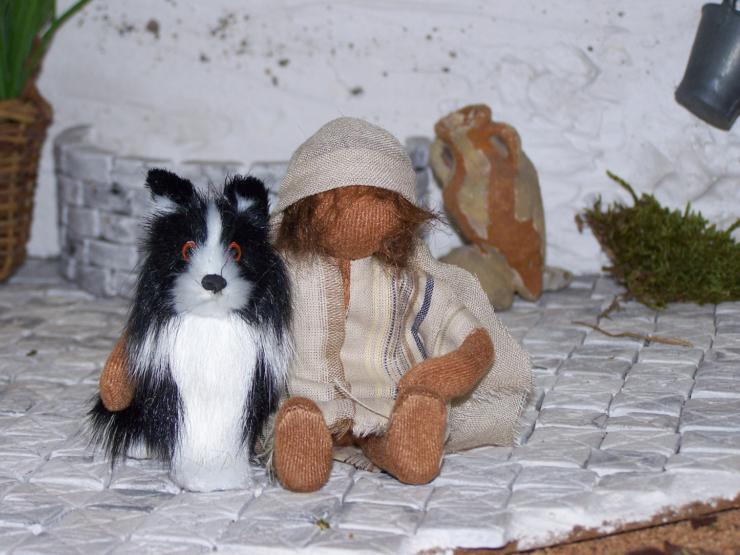Kleinkind/Junge mit Hund - Biblische Erzählfiguren