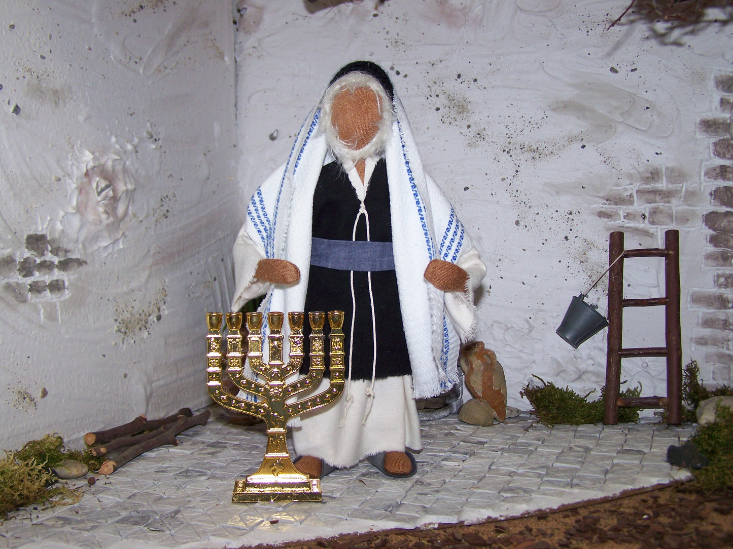 Priester /Schriftgelehrter mit verschiedenem Zubehör - Biblische Erzählfiguren
