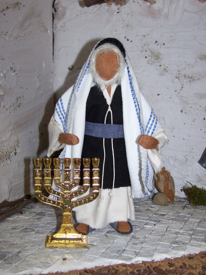 Priester /Schriftgelehrter mit verschiedenem Zubehör - Biblische Erzählfiguren