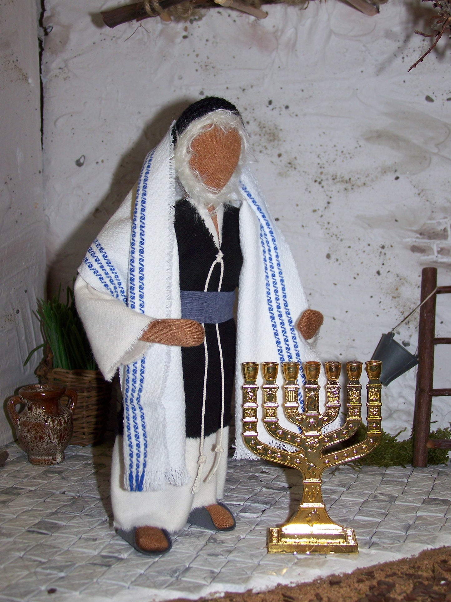 Priester /Schriftgelehrter mit verschiedenem Zubehör - Biblische Erzählfiguren