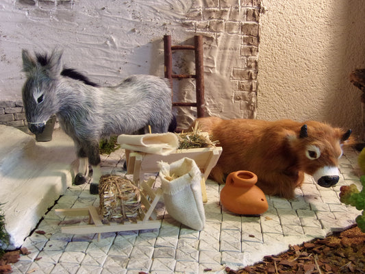 Zubehörset "Im Krippenstall" - Biblische Erzählfiguren