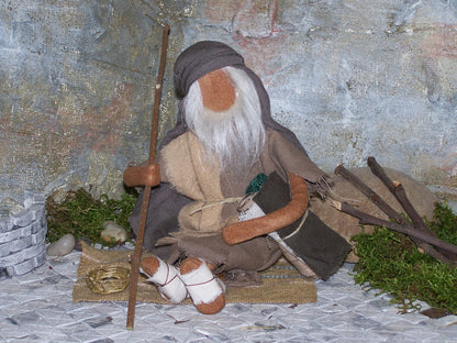 Bettler mit Stab - Biblische Erzählfiguren