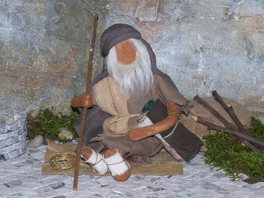 Bettler mit Stab - Biblische Erzählfiguren